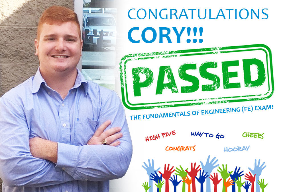 Celebrating Cory Nelson, E.I.!